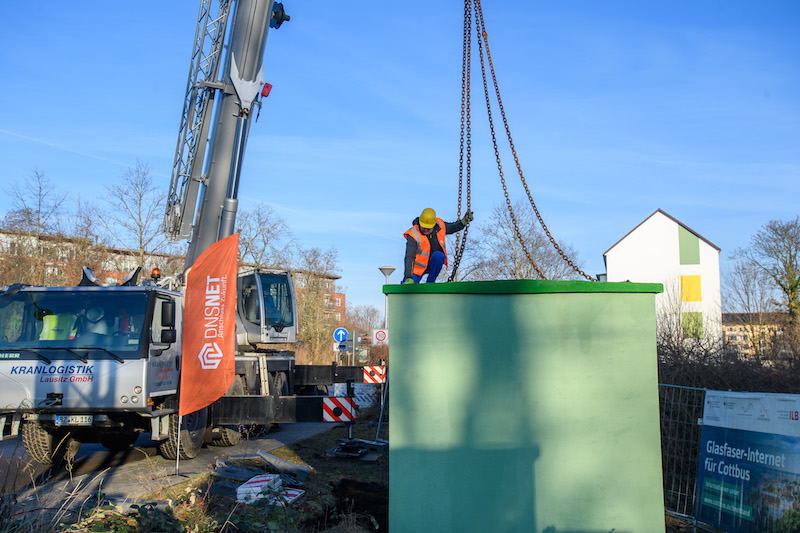 Zentraler Technikpunkt für Cottbus/Chóśebuz – Startschuss für die Gigabitcity