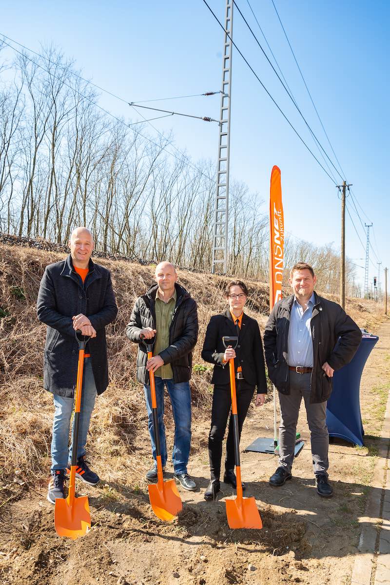 Feierlicher Spatenstich für die Gigabitcity