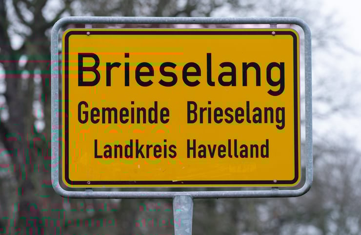 Brieselang Ortschschild