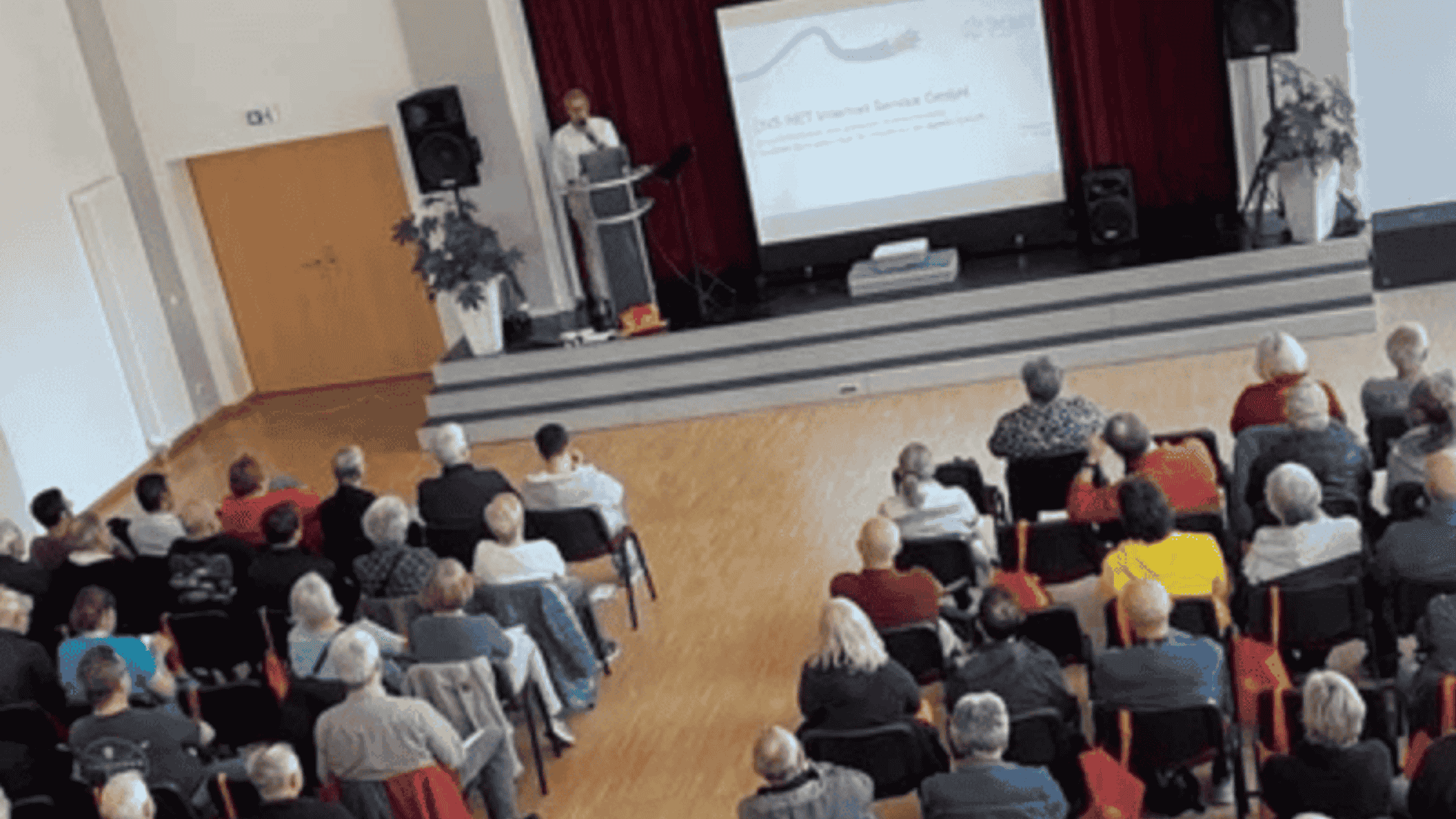 Großes Interesse an der Informationsveranstaltung der DNS:NET gab es am 6. Mai 2025 in Französisch-Buchholz © DNS:NET