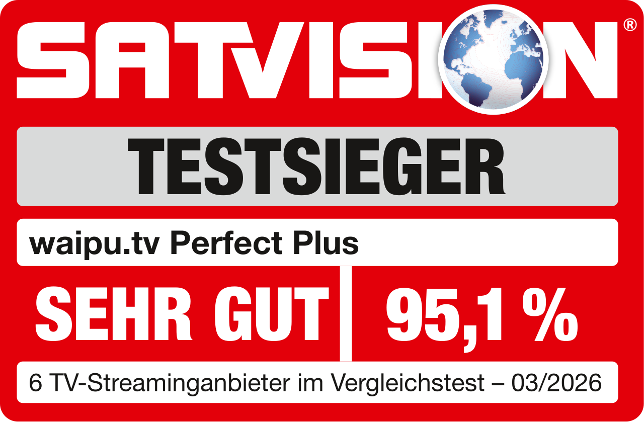 2026 waipu.tv Perfect Plus Testsieger 2026 waipu.tv Perfect Plus Testsieger