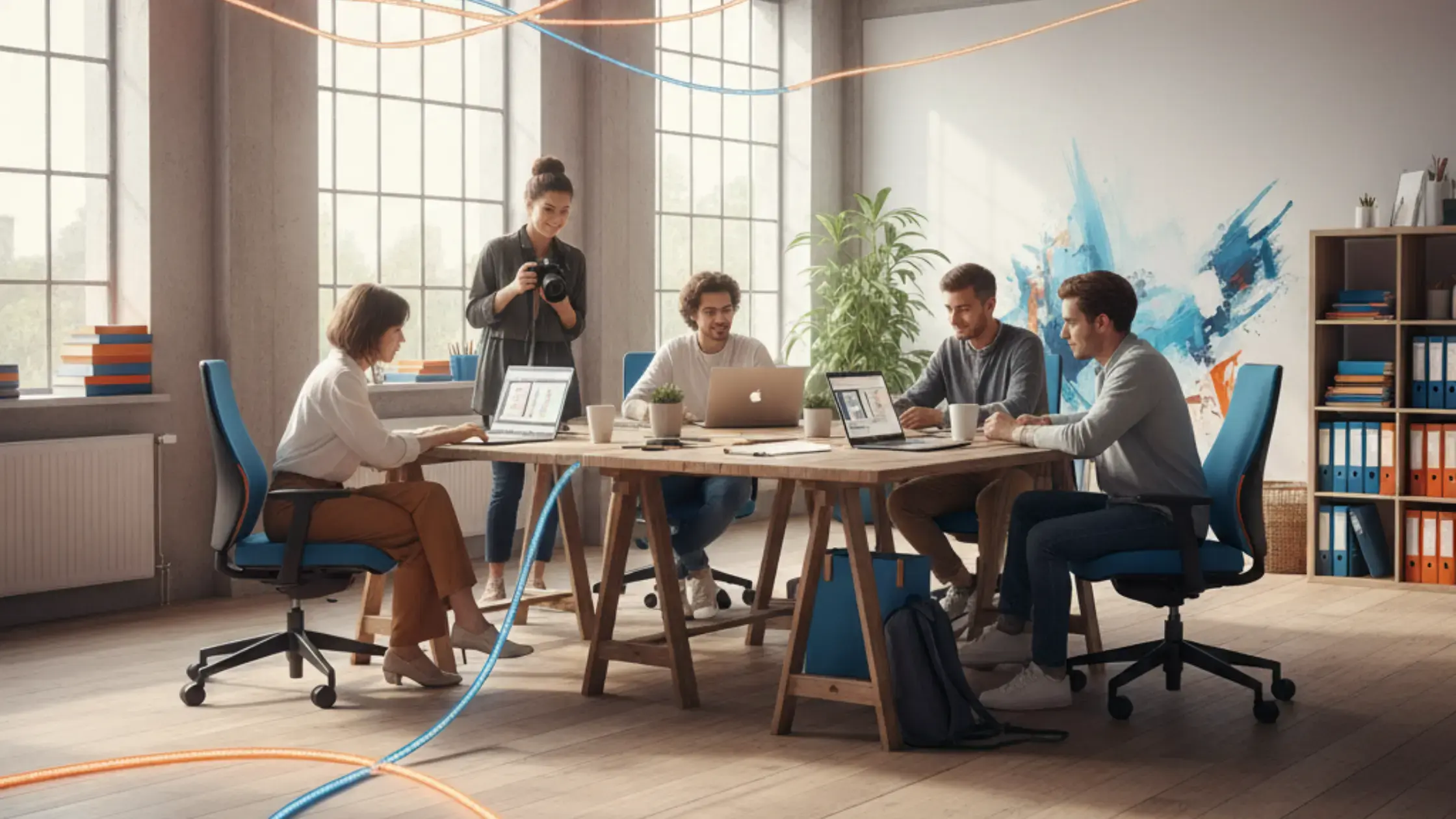 Bild: 10-GBit/s-Technologie für Agenturen & Kreative