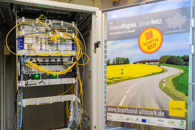 Glasfaser für die Altmark: 2.100 Haushalte in der östlichen Altmark versorgt