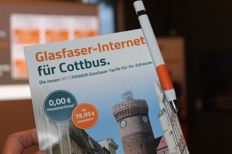 Glasfaserausbau für Brandenburg: In Cottbus starteten die ersten Infoveranstaltungen