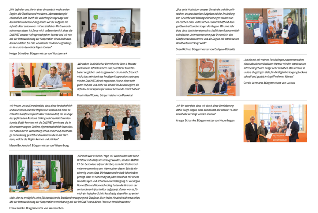 FTTH Referenzen 2 FTTH Referenzen 2