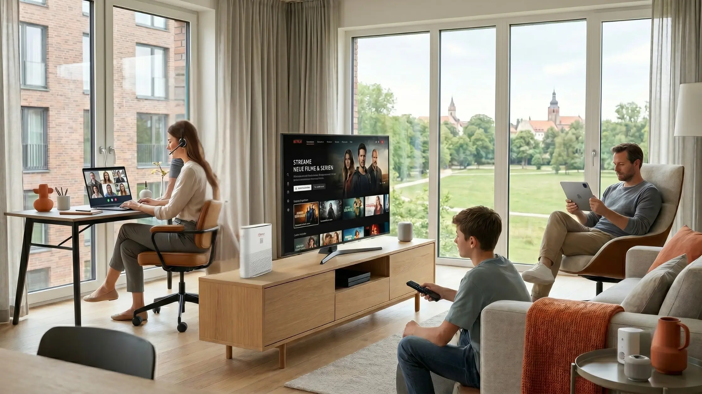 Bild: Netzausbau fürs digitale Zuhause: Warum an